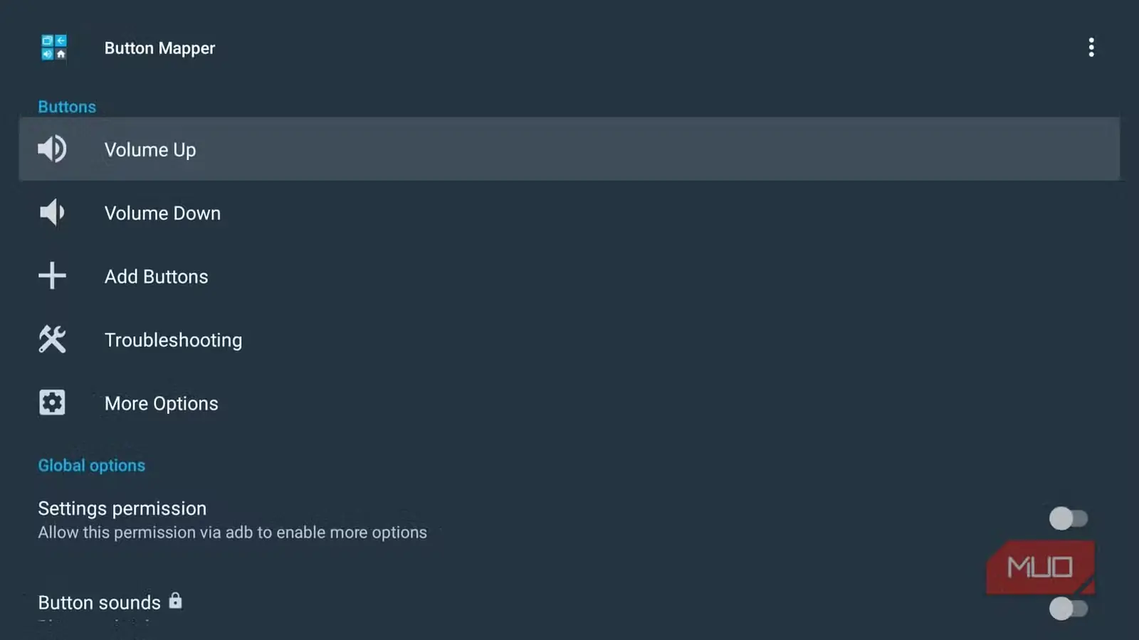 برنامه Button Mapper در Google TV