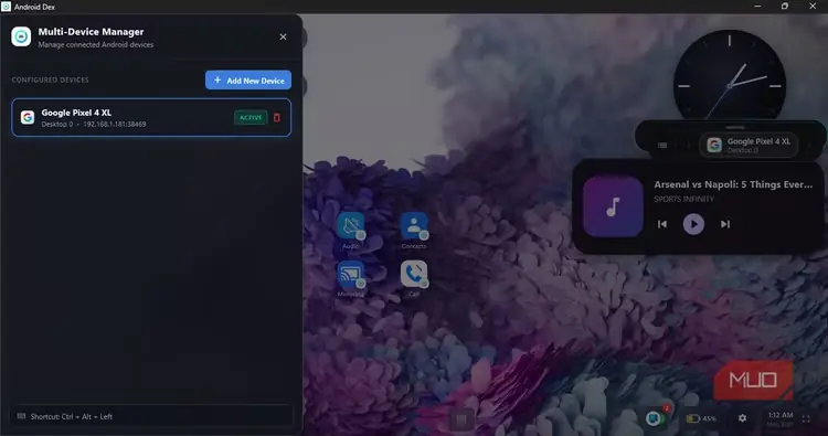 مدیریت چند دستگاه با Android DeX