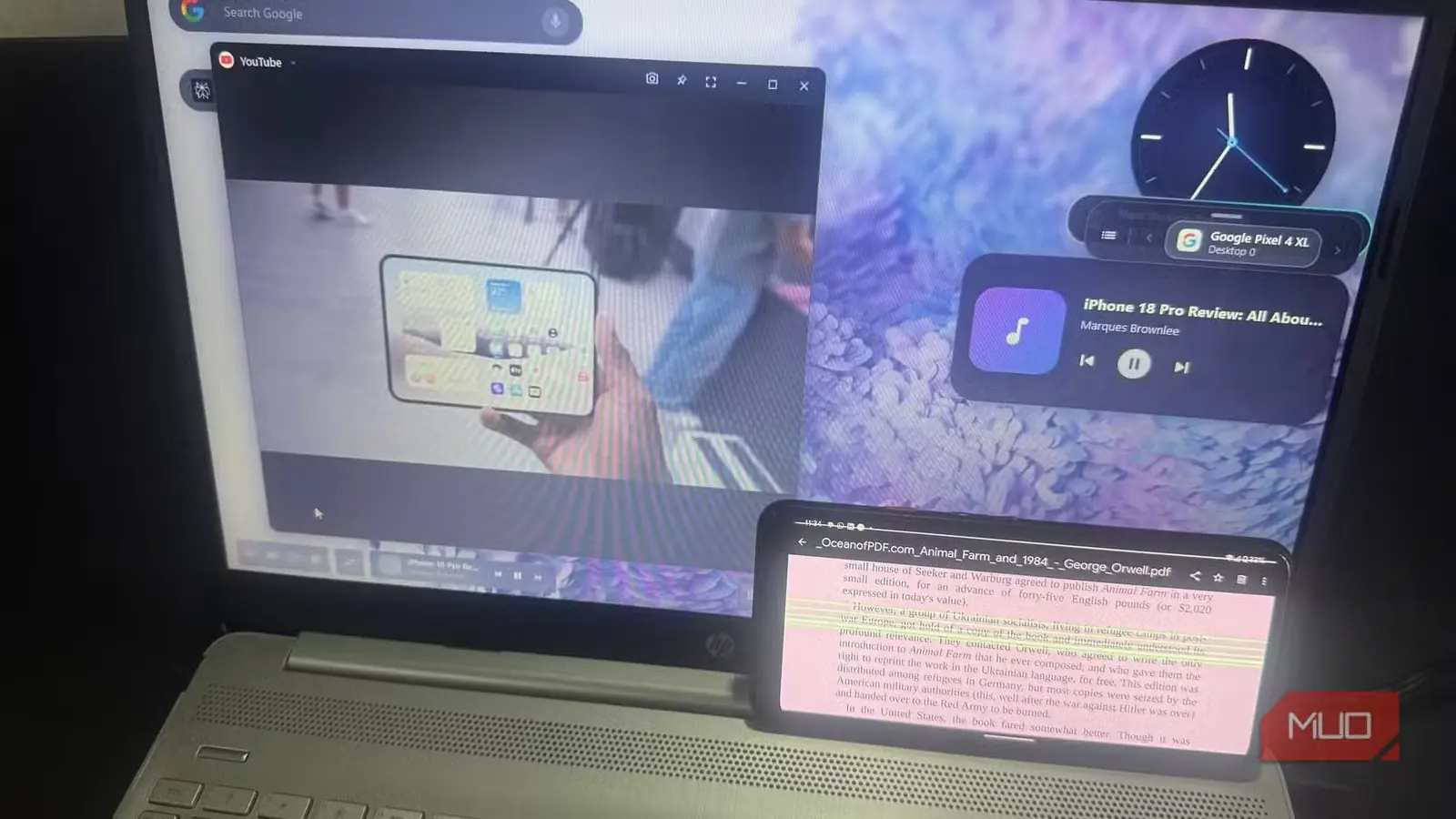 استفادهٔ بی‌نیاز از USB از DeX؛ مطالعه با گوشی و تماشای YouTube در DeX