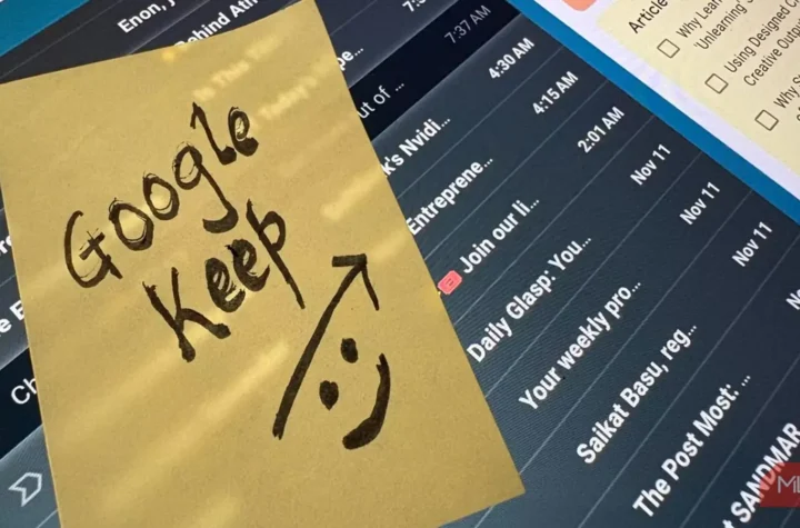 دلیل ادامه استفاده از Google Keep پس از آزمودن OneNote، Obsidian و سه برنامه دیگر