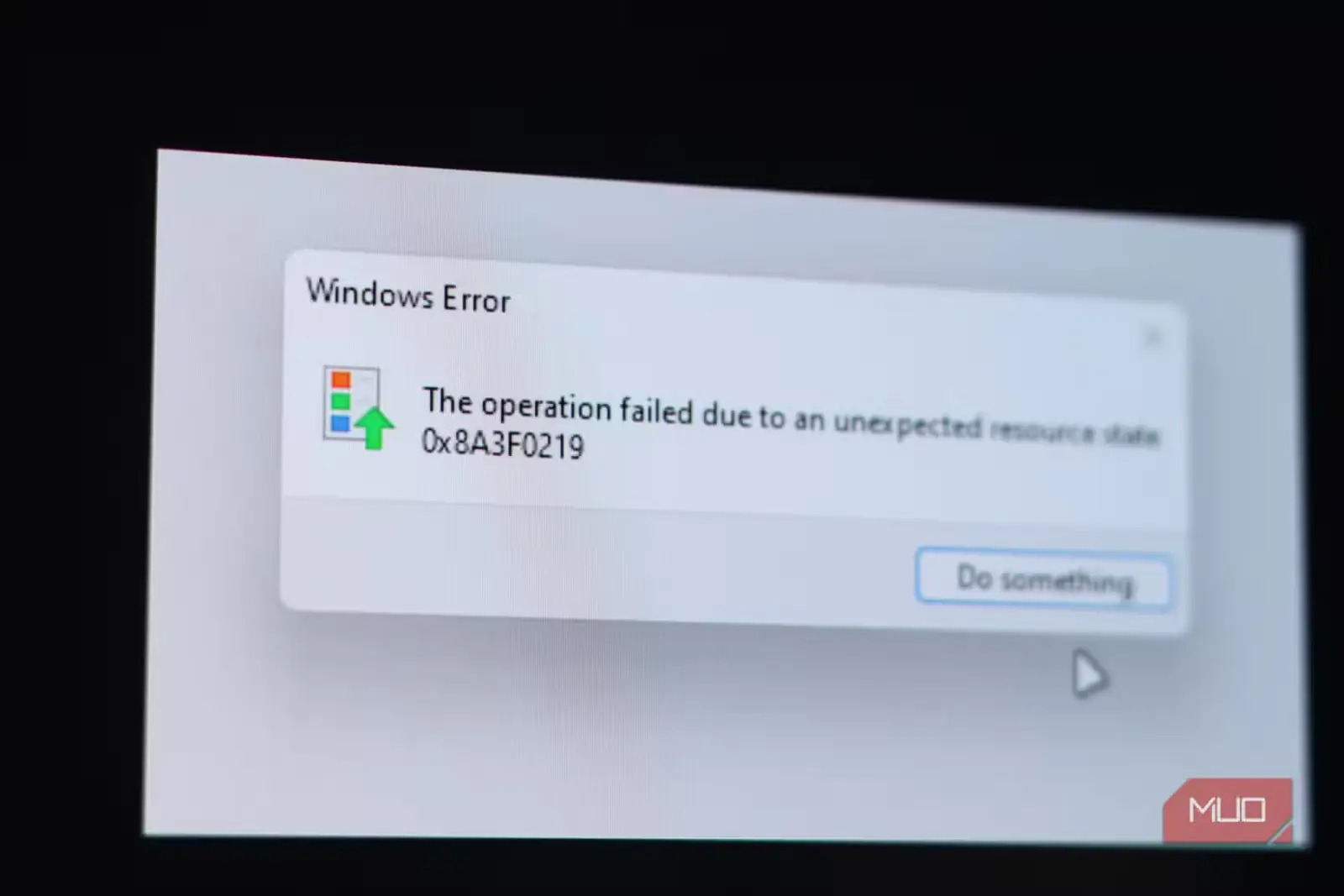 نمایش کد خطای منبع عملیات در Windows