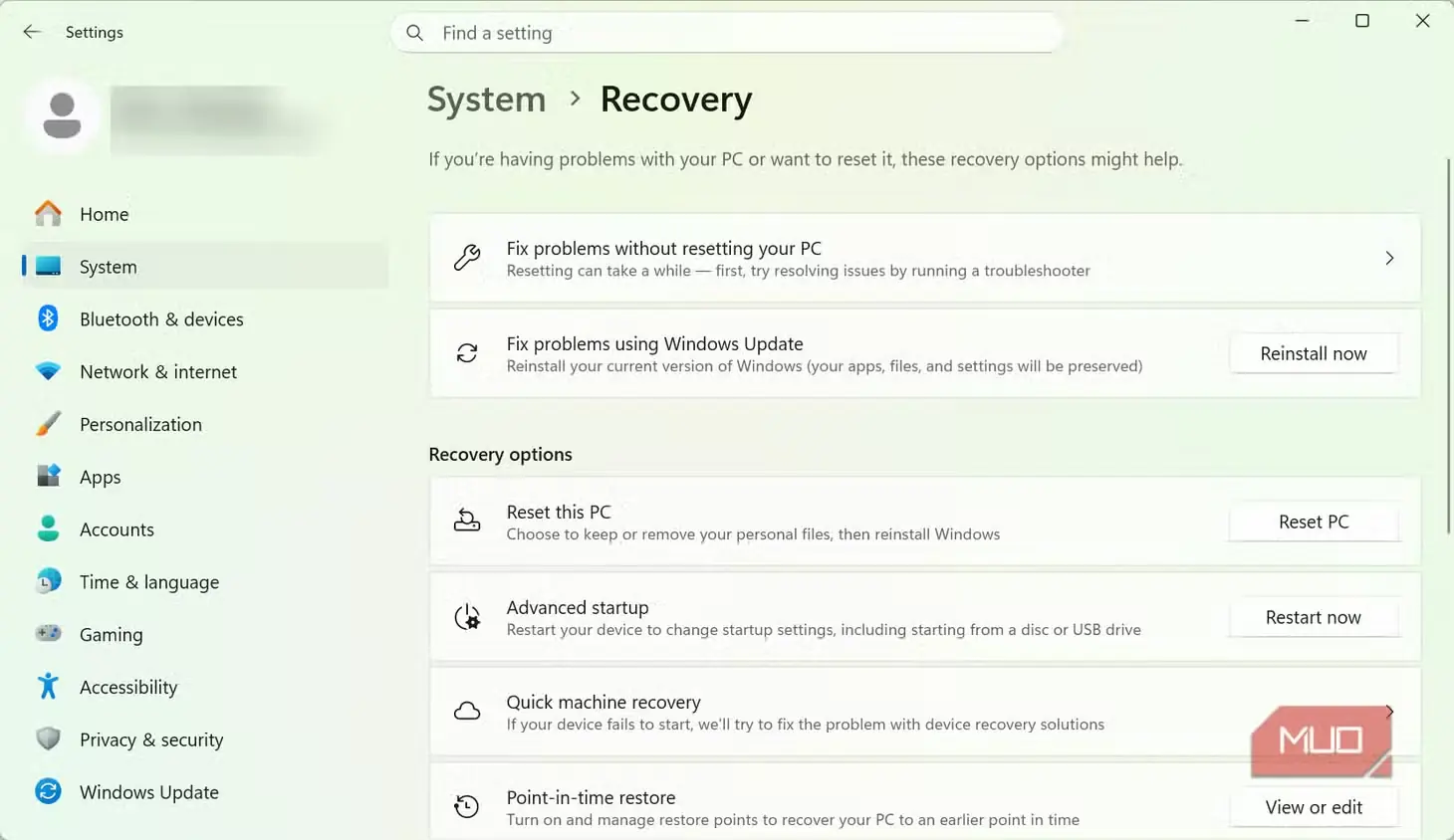 رفع مشکل بهروزرسانی با نصب Windows
