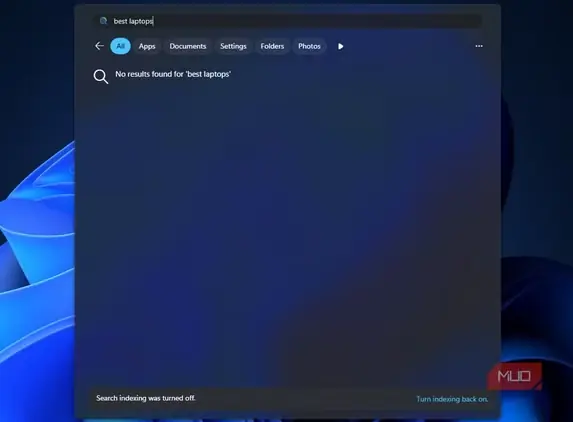 نمایش نتایج محلی در جستوجوی Windows 11 پس از غیرفعالکردن پیشنهادهای جستوجوی وب
