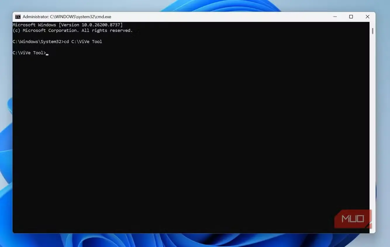 فرمان تغییر پوشه در محیط Command Prompt