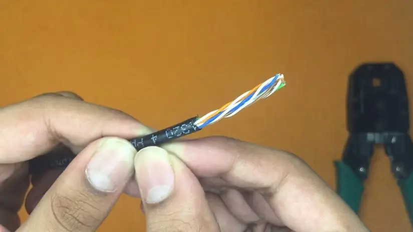 کابل اترنت برشخورده و مرتبشده
