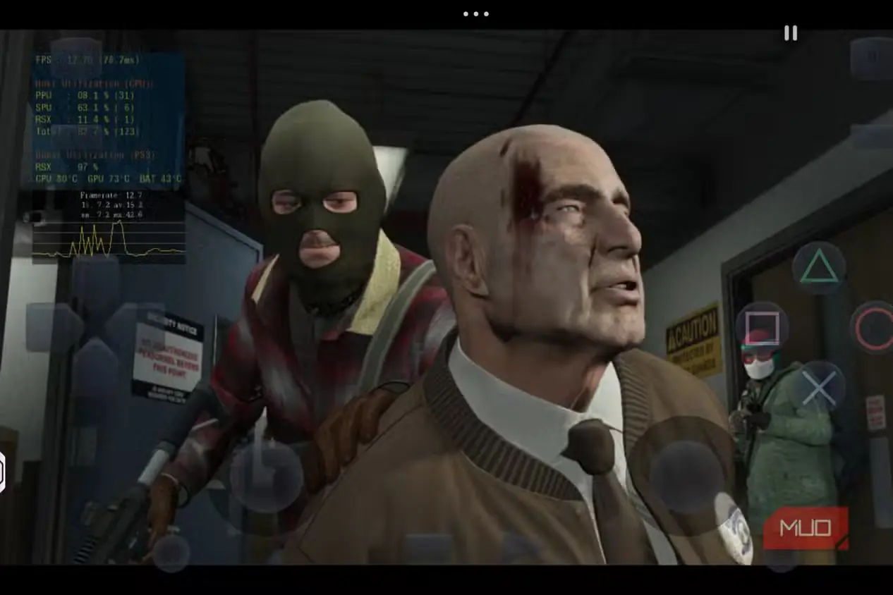 نمای گیمپلی GTA 5 در ARMSX3