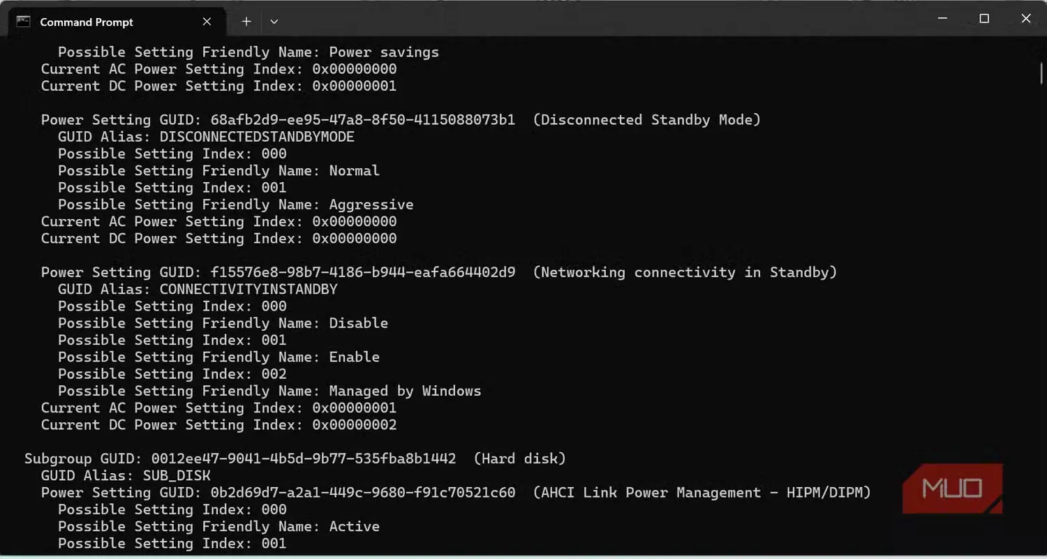 گزینه CONNECTIVITYINSTANDBY در تنظیمات Windows