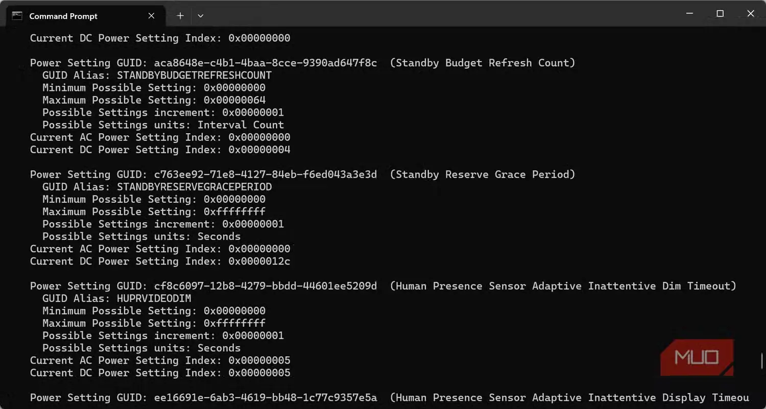 گزینه StandbyBudgetRefreshCount در تنظیمات Windows