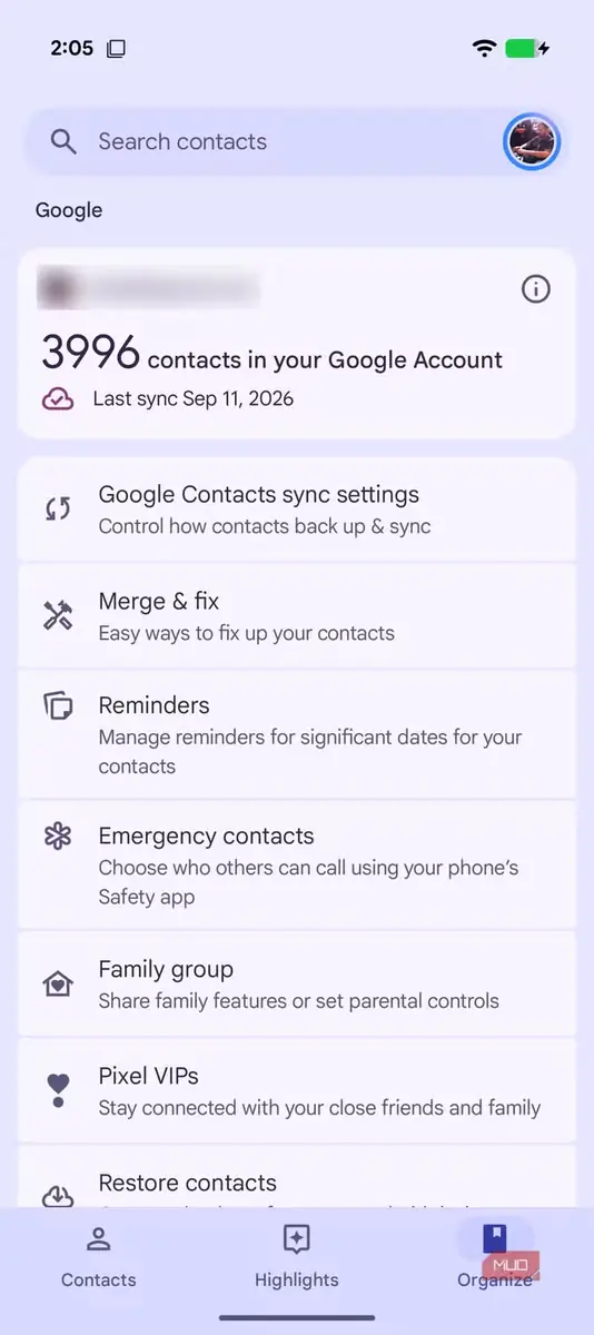 تنظیمات زبانه افراد ویژه Pixel