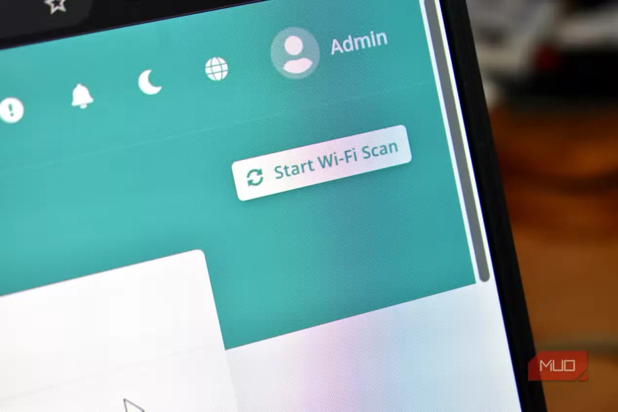 دکمهٔ آغاز پویش کانال Wi-Fi در روتر