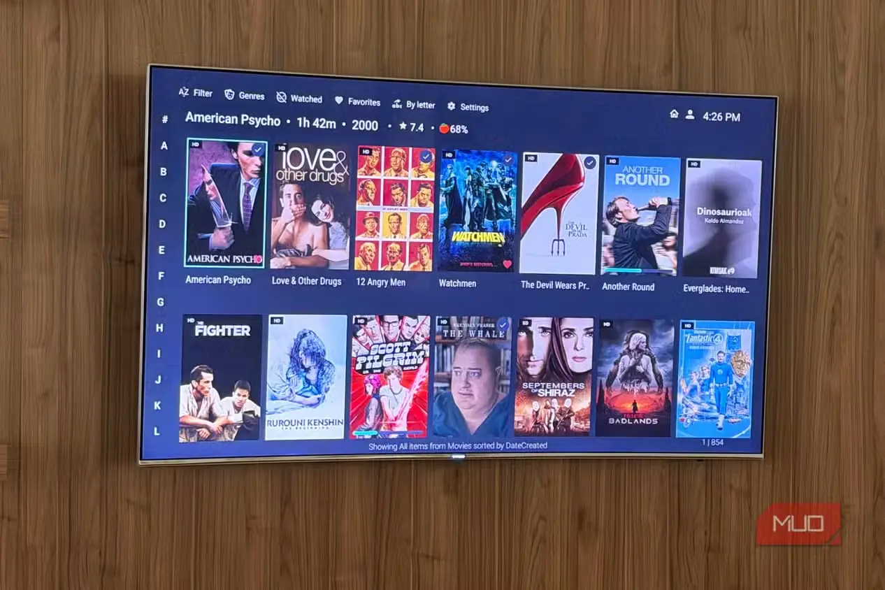 اجرای Jellyfin برای Android TV روی تلویزیون هوشمند Samsung