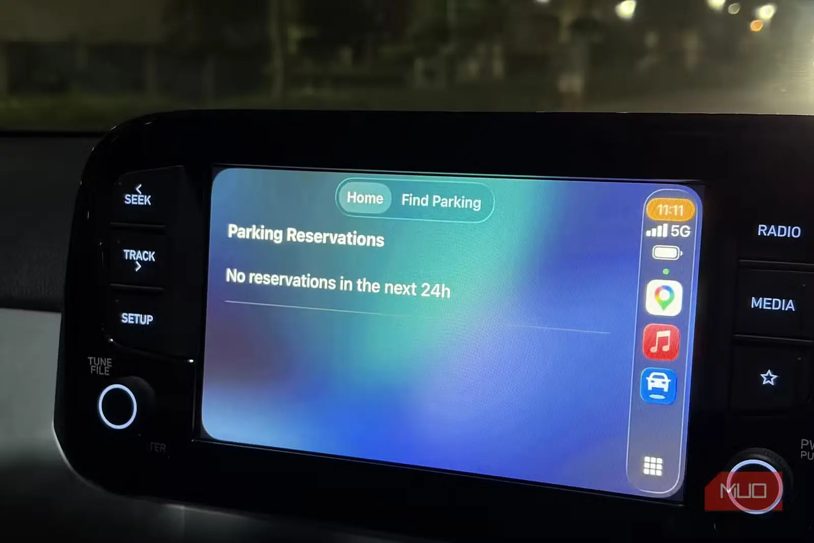 رزرو پارکینگ با SpotHero در Apple CarPlay
