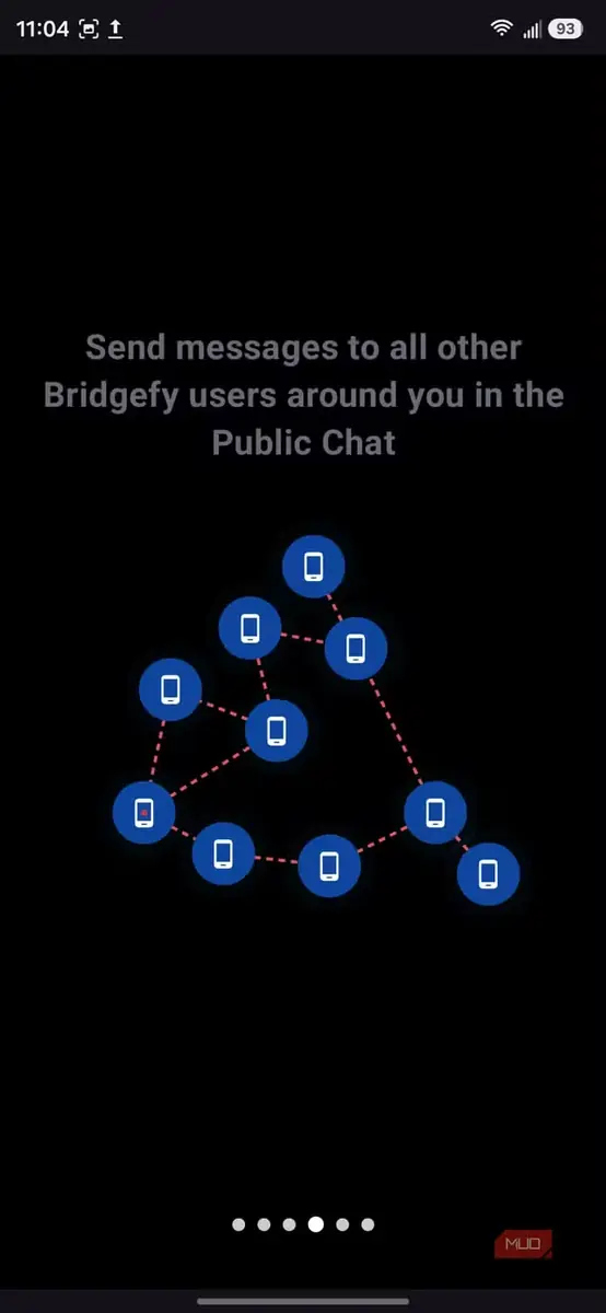 گفتوگوی عمومی در شبکه توری Bridgefy