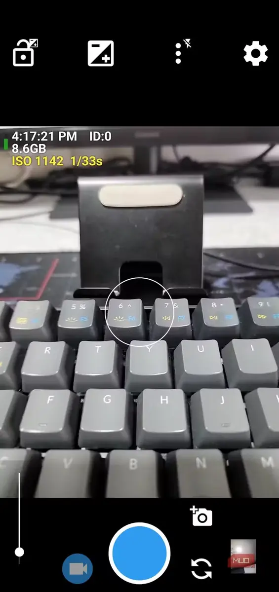 برنامه Open Camera در اندروید