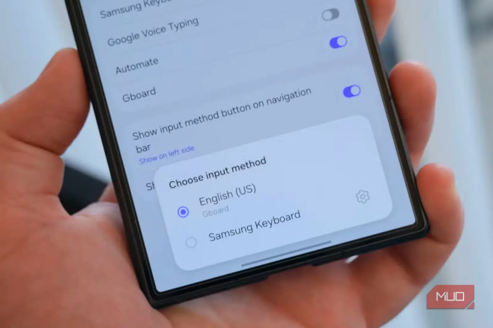 تعویض صفحهکلیدها در گوشی Galaxy Z Fold 8