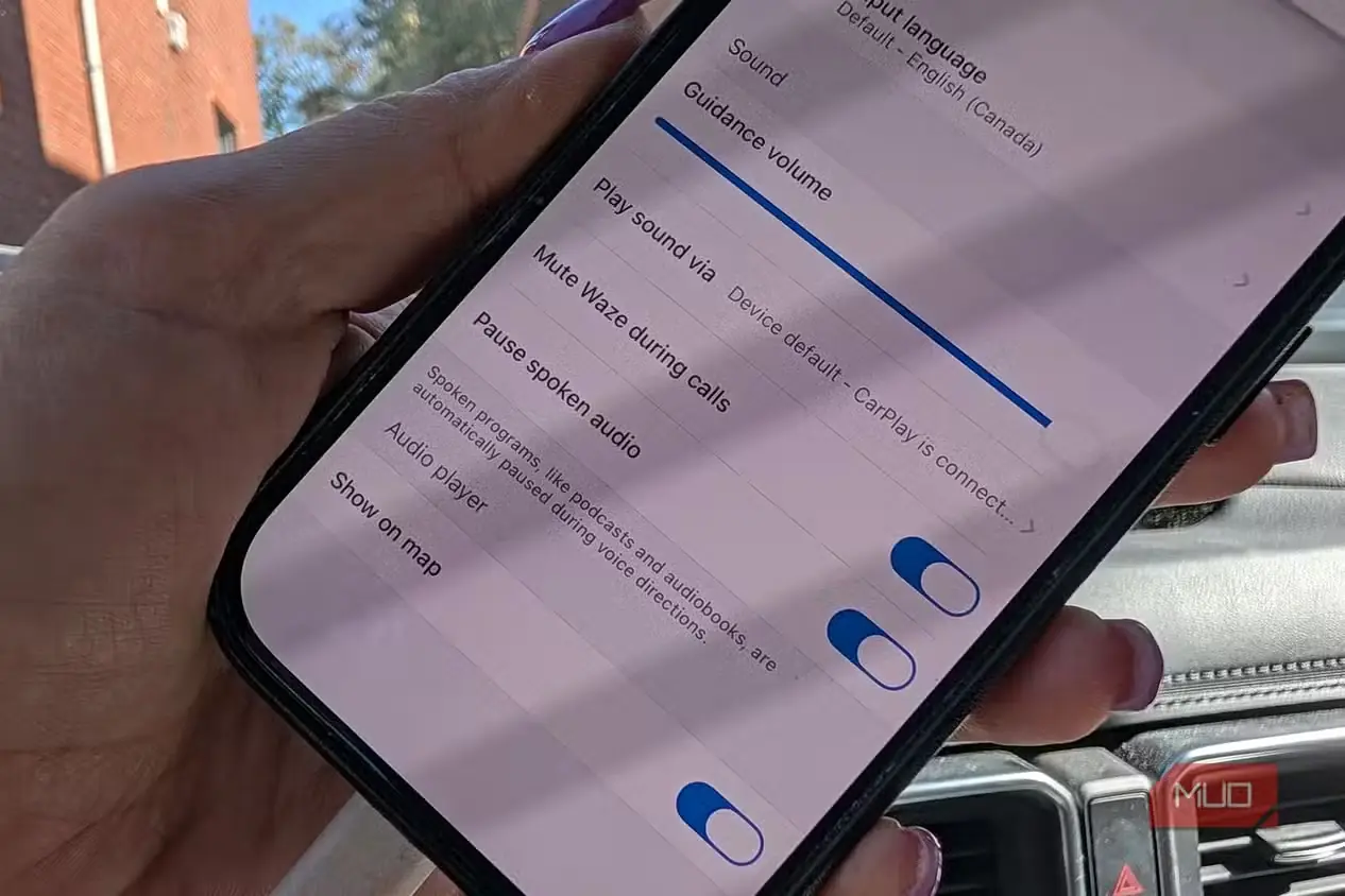 گزینههای تنظیم صدای راهنما در Waze
