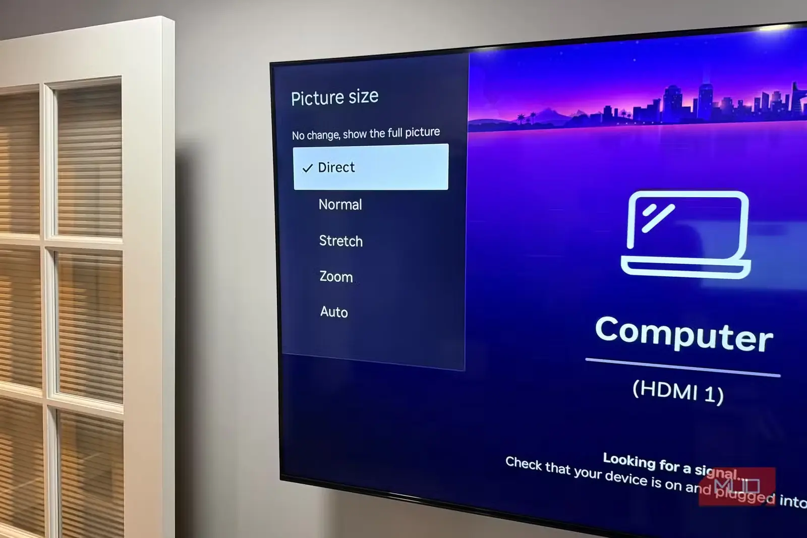 تنظیمات مستقیم تصویر در تلویزیون TCL Roku TV