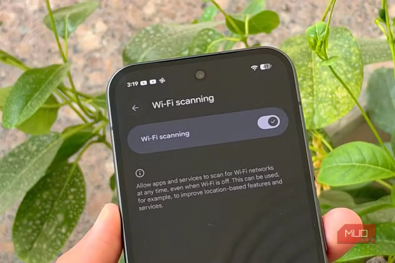 جستوجوی Wi-Fi روشنشده در Pixel 11