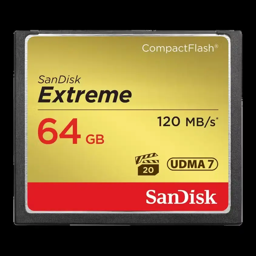 کارت حافظه 64GB مدل SanDisk Extreme CompactFlash