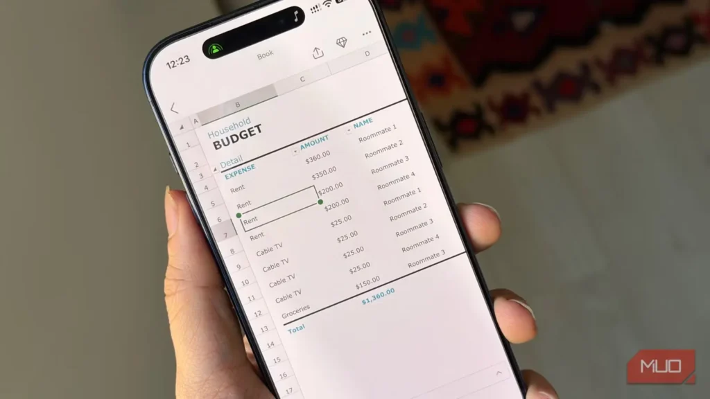 برتری Excel دسکتاپ، به‌جز کارهایی که گوشی بهتر انجام می‌دهد
