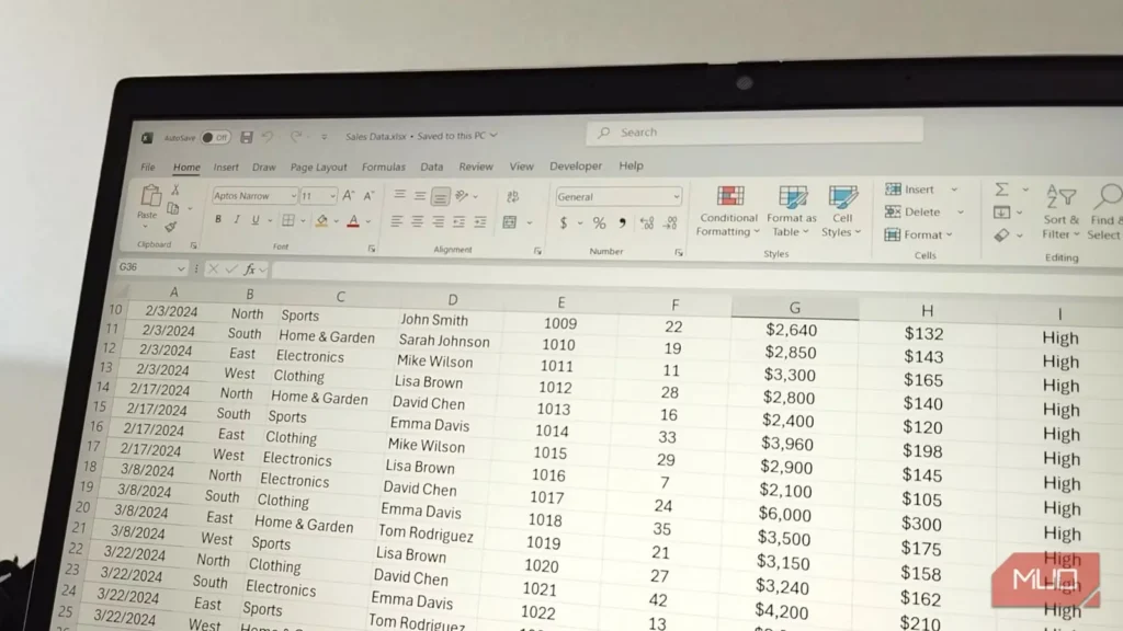 کارکرد هوشمندانهٔ تابع MAP در Excel