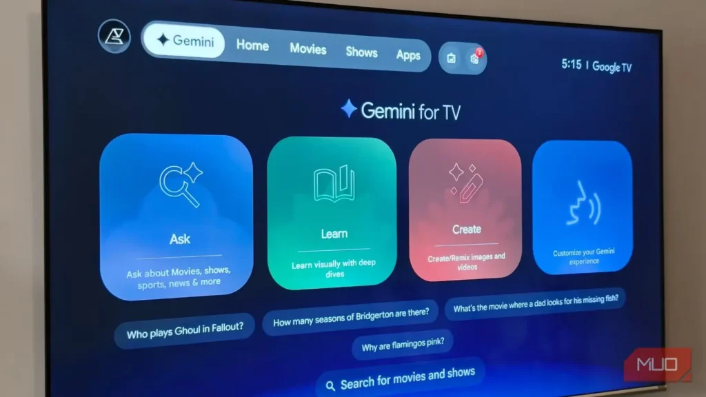تردید اولیه و دلبستگی نهایی من به Gemini در تلویزیون‌ها