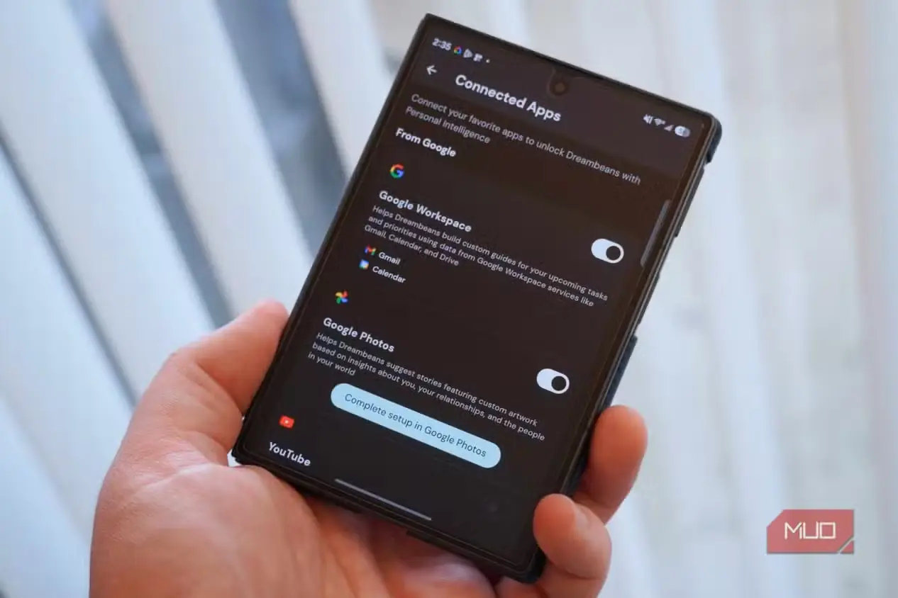 برنامههای متصلشده در Dreambeans