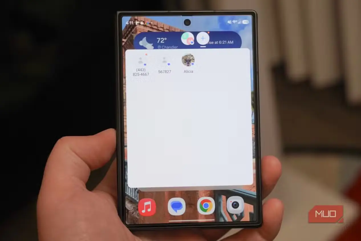نمایش حباب مکالمه در Google Messages