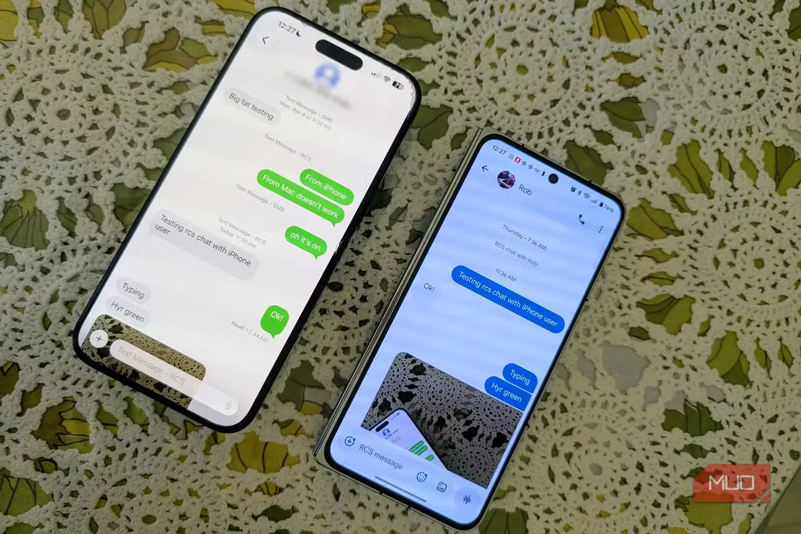 گفتوگوی RCS میان گوشی Android و iPhone