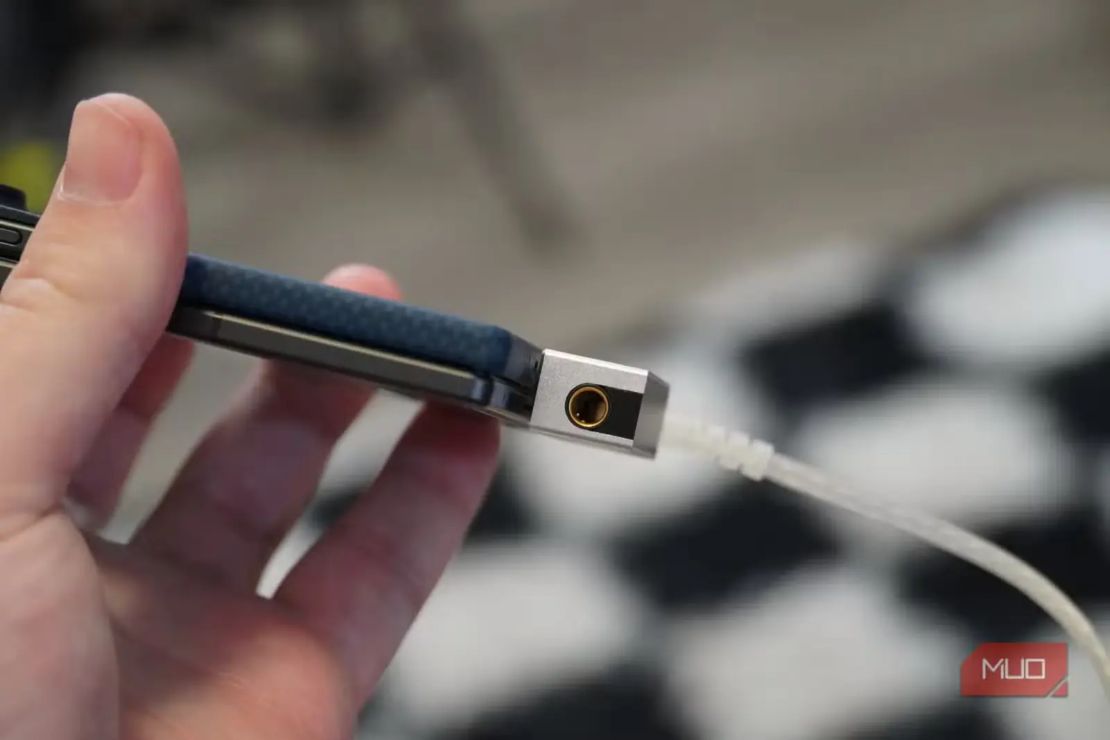 خروجی ۴٫۴ میلیمتری روی مبدل صوتی USB-C