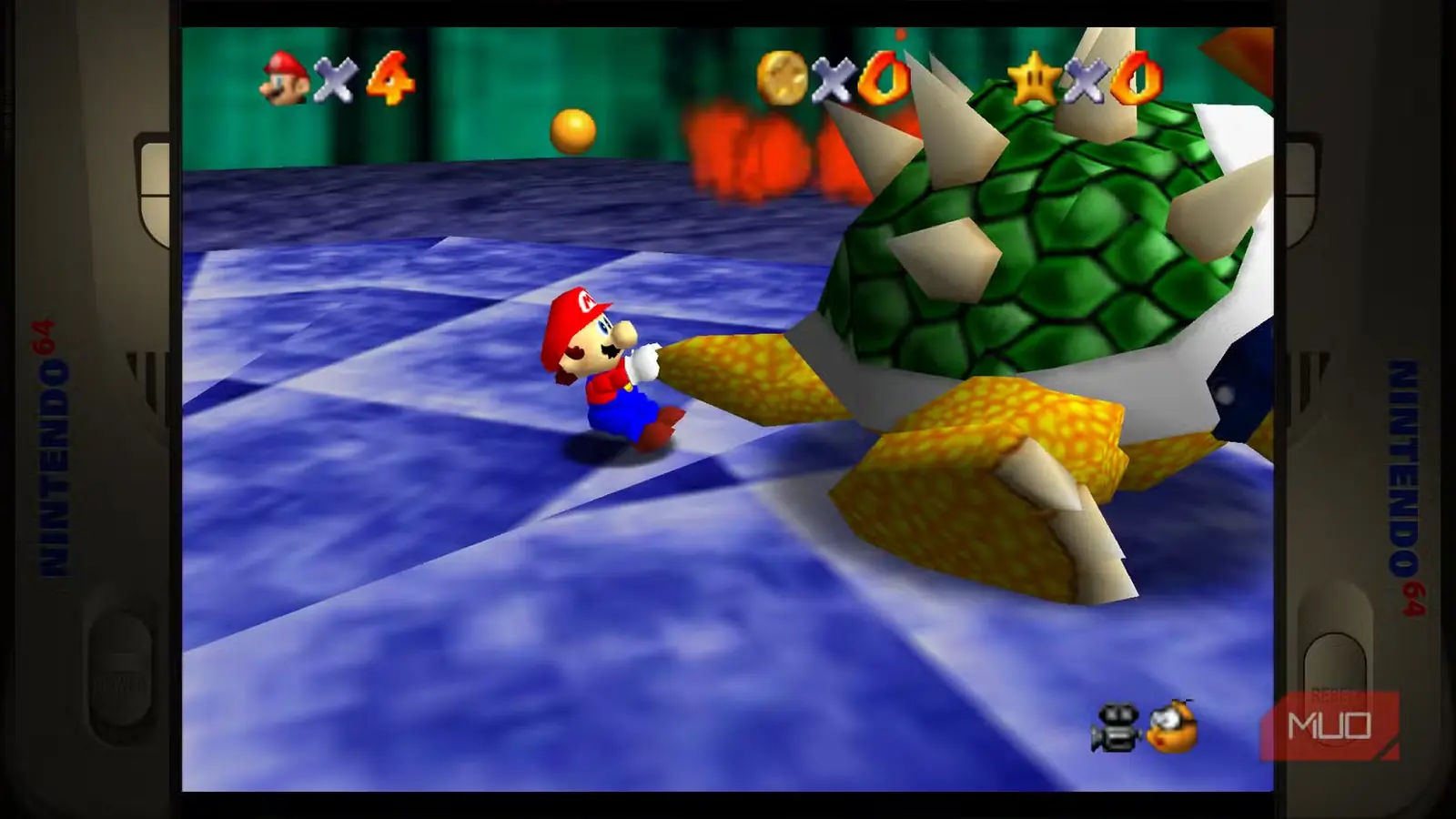 اجرای بازی Super Mario 64 در Batocera روی رایانه کوچک Zotac