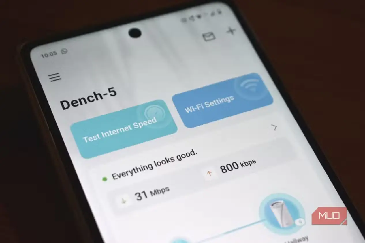 صفحه اصلی برنامه TP-Link Deco BE65 برای Wi-Fi 7