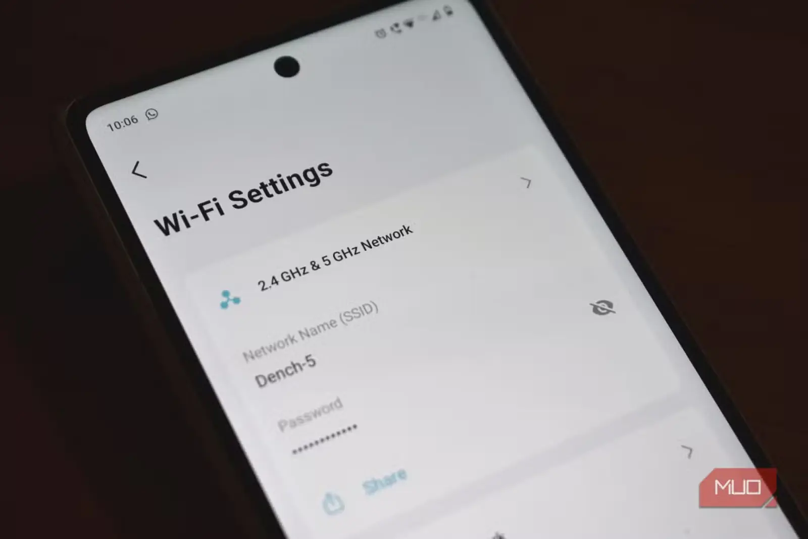صفحه تنظیمات وای‌فای در برنامه TP-Link Deco BE65 برای Wi-Fi 7