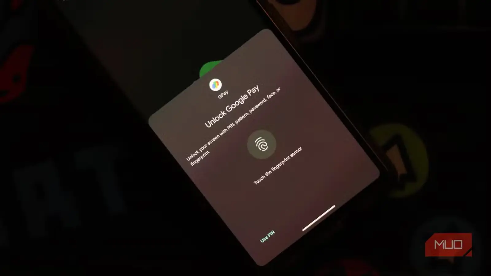 درخواست پویش زیست‌سنجی هنگام باز کردن Google Pay