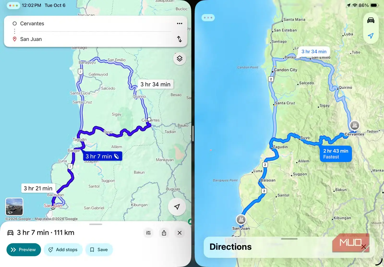 مرحلهٔ سوم مسابقهٔ من میان Apple Maps و Google Maps