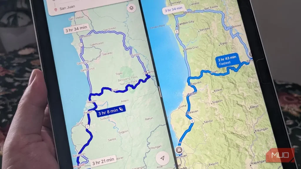 مسابقهٔ چهارروزهٔ من میان Google Maps و Apple Maps و عاملی که هر بار برنده را تعیین کرد