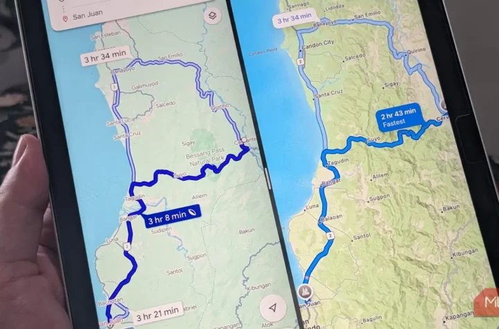 مسابقهٔ چهارروزهٔ من میان Google Maps و Apple Maps و عاملی که هر بار برنده را تعیین کرد