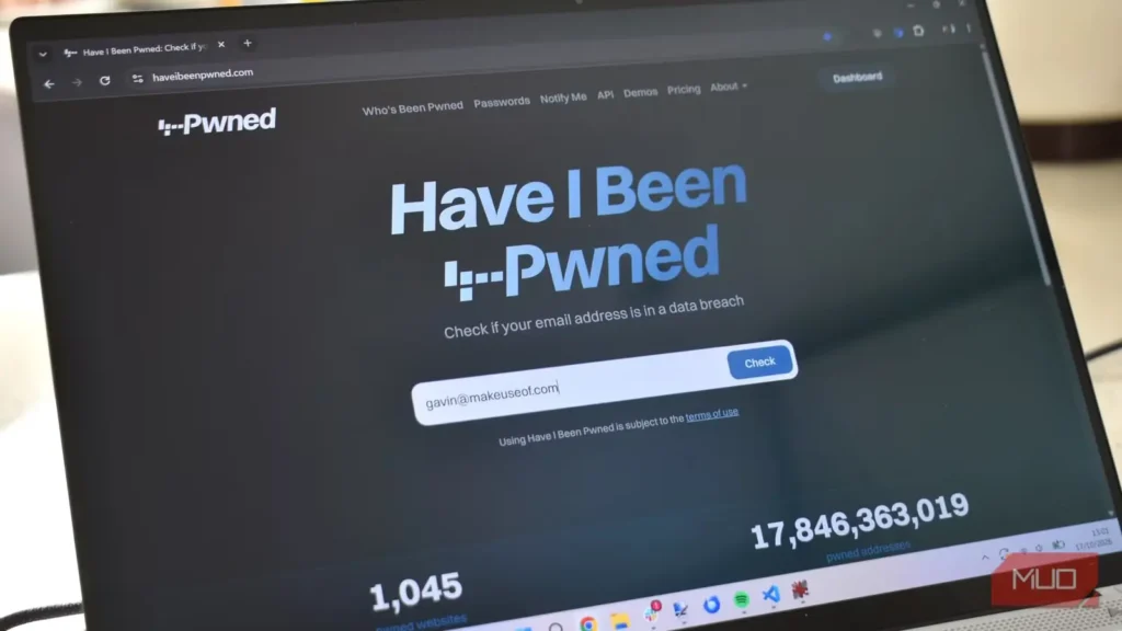 پس از بررسی حساب‌ها با Have I Been Pwned فهمیدم شمار حساب‌های فراموش‌شده‌ام بسیار بیشتر از تصورم است