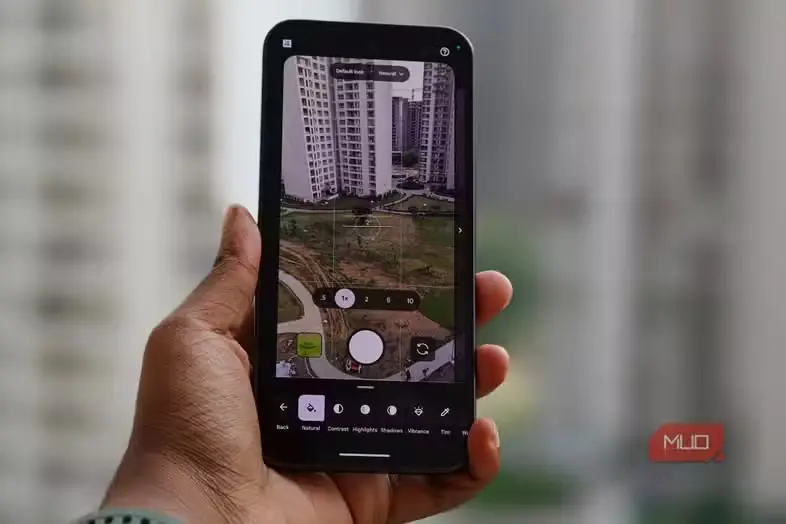 رابط کاربری دوربین Pixel 11