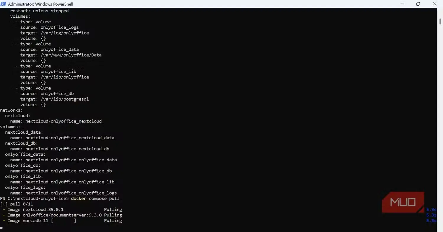 دریافت ایمیج Nextcloud
