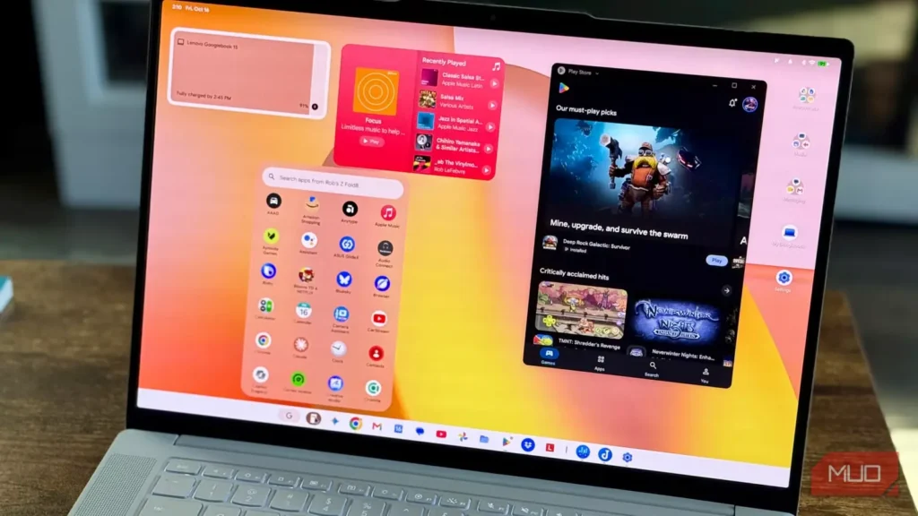 آزمایش لپ‌تاپ Lenovo Googlebook 15 با طراحی دوست‌داشتنی