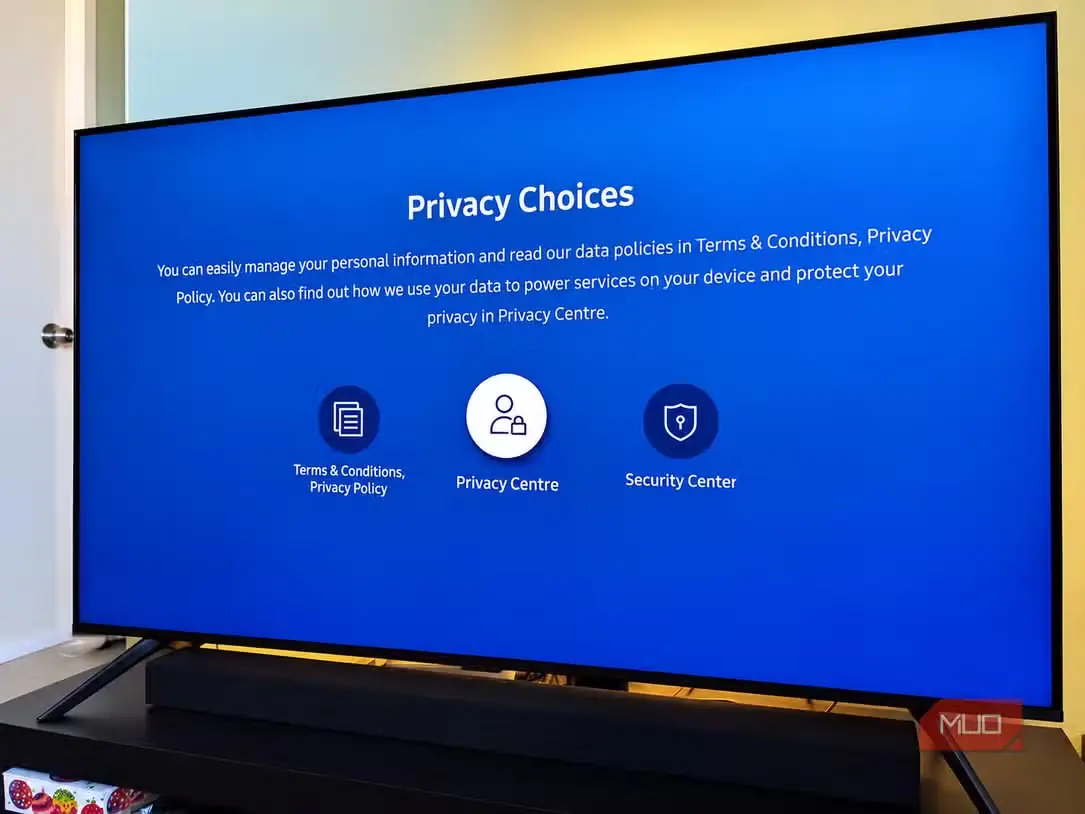 گزینههای حریم خصوصی در Samsung TV