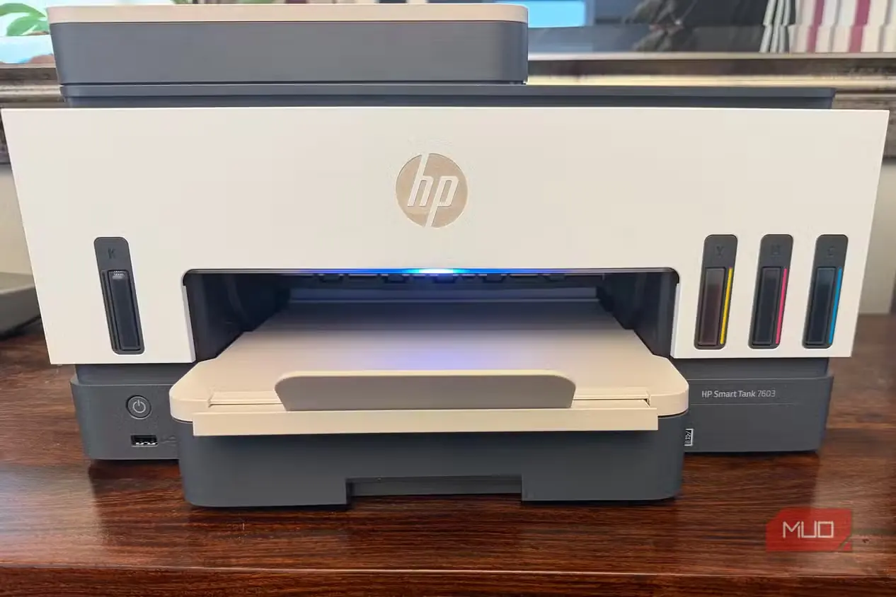 نمای روبهروی چاپگر HP Smart Tank 7603