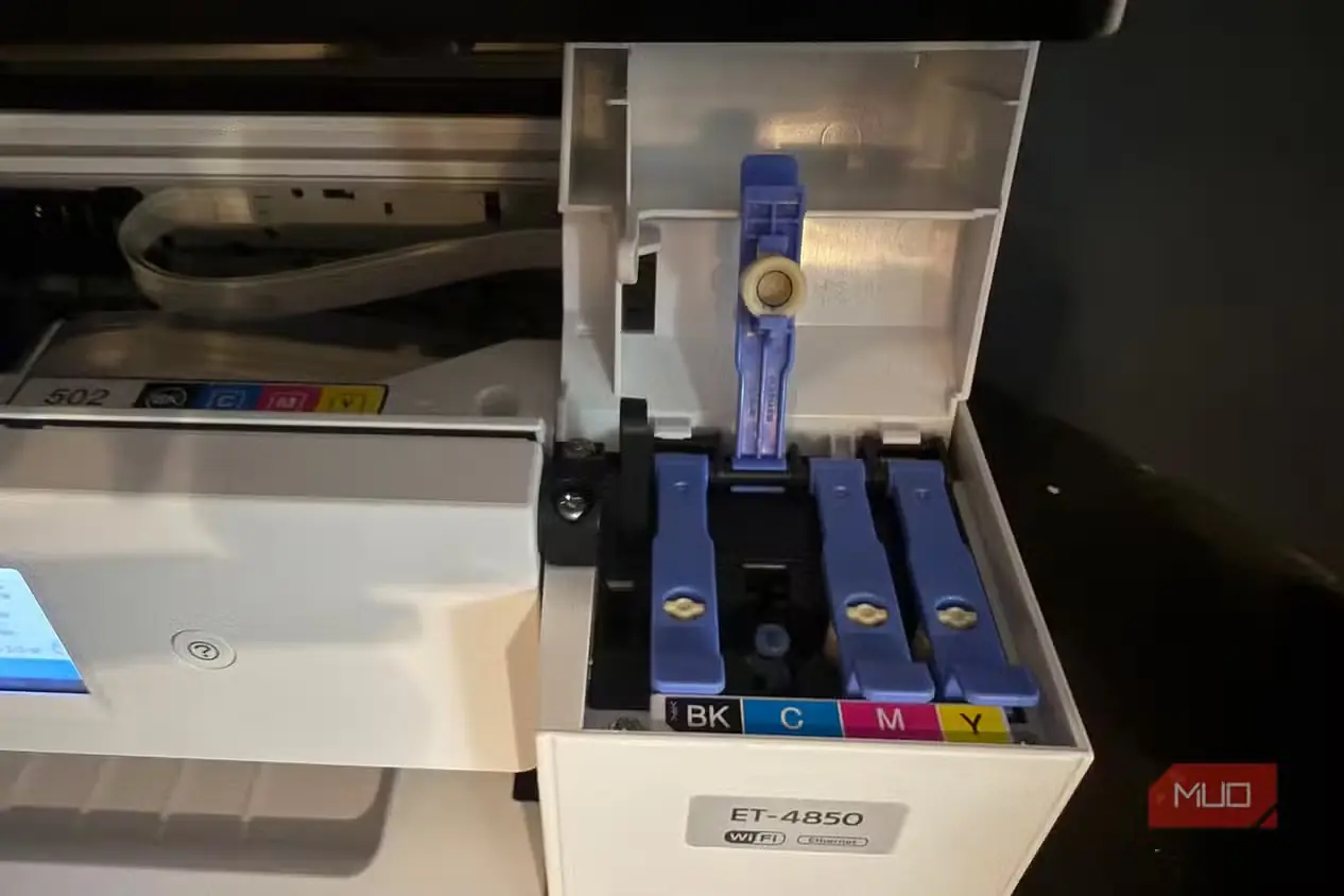 کارتریجهای جوهر چاپگر Epson EcoTank با یک محفظه باز