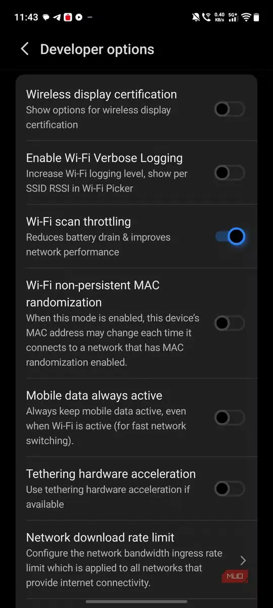 نمای صفحه قابلیتهای صوتی بیسیم در vivo x300 pro
