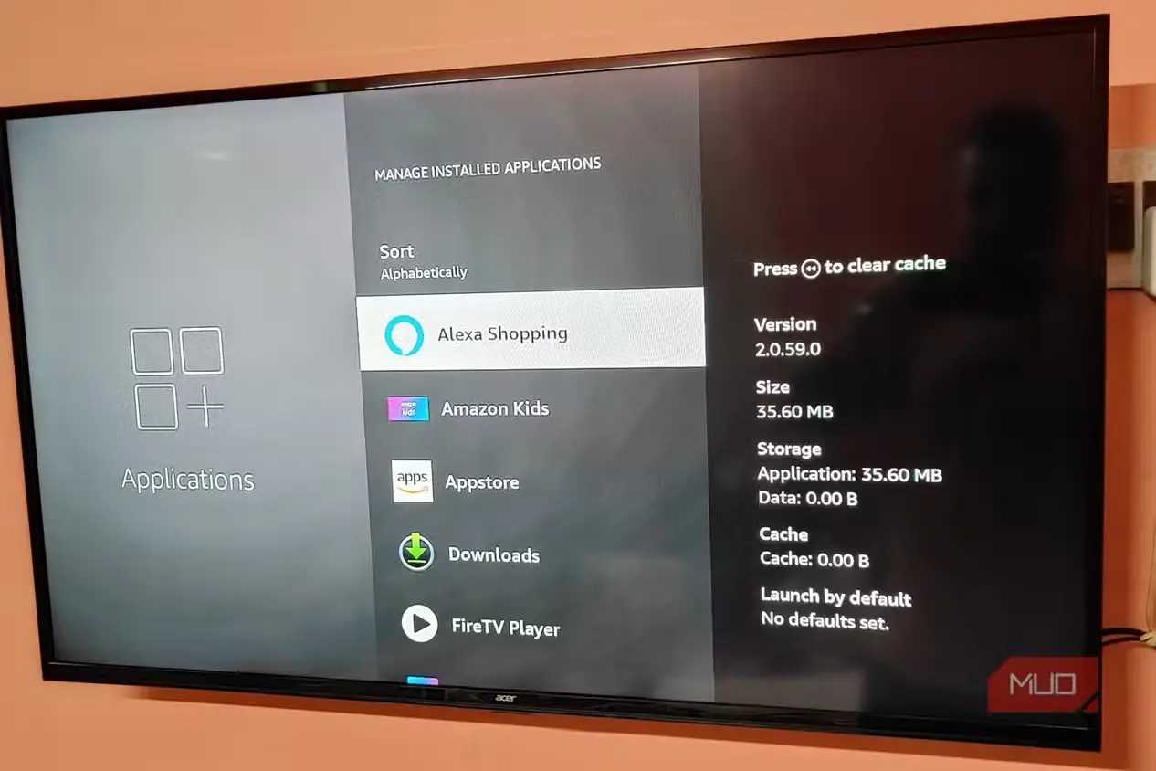 کشوی برنامههای Fire TV Stick