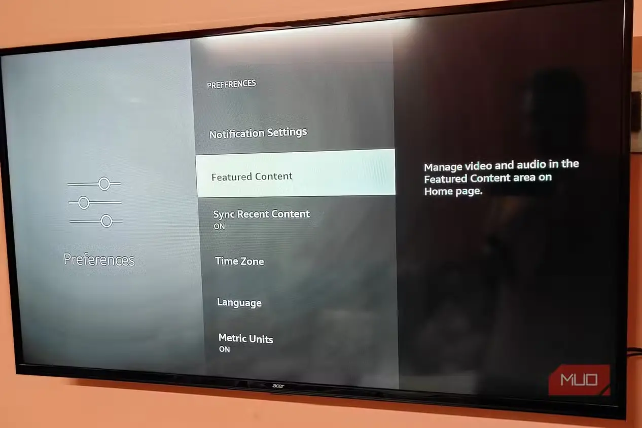 تنظیمات محتوای ویژه در Fire TV Stick