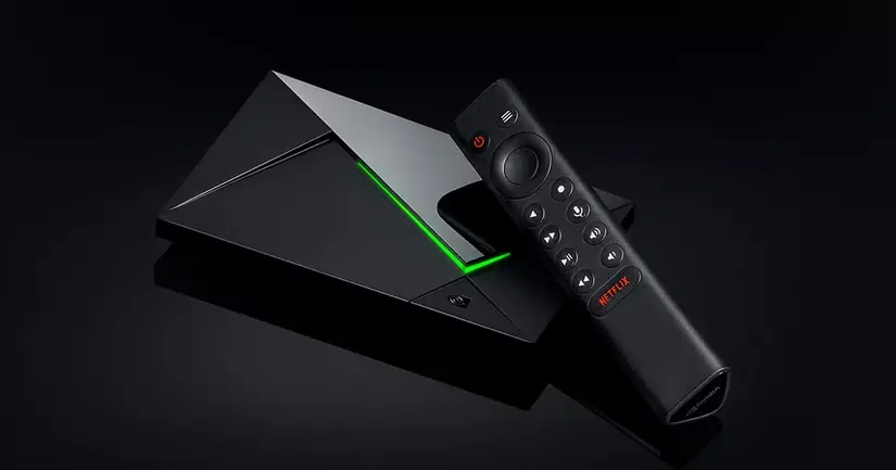 دستگاه NVIDIA SHIELD TV Pro همراه با کنترل از راه دور