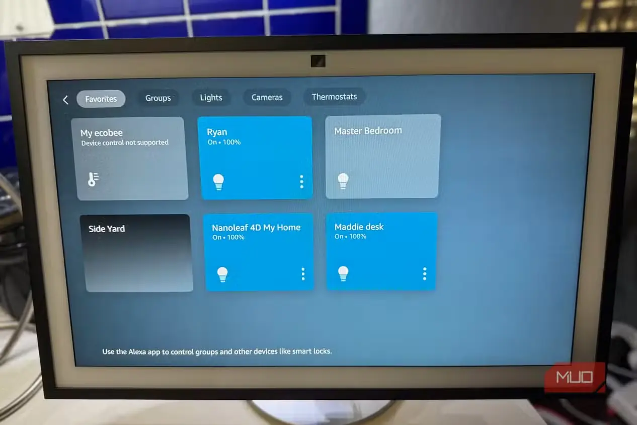 رابط خانه هوشمند در Amazon Echo Show 21