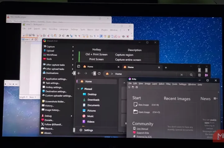 پنج برنامه داخلی Windows را یک ماه با نمونه‌های متن‌باز جایگزین کردم؛ فقط سه‌تایشان ماندگار شدند